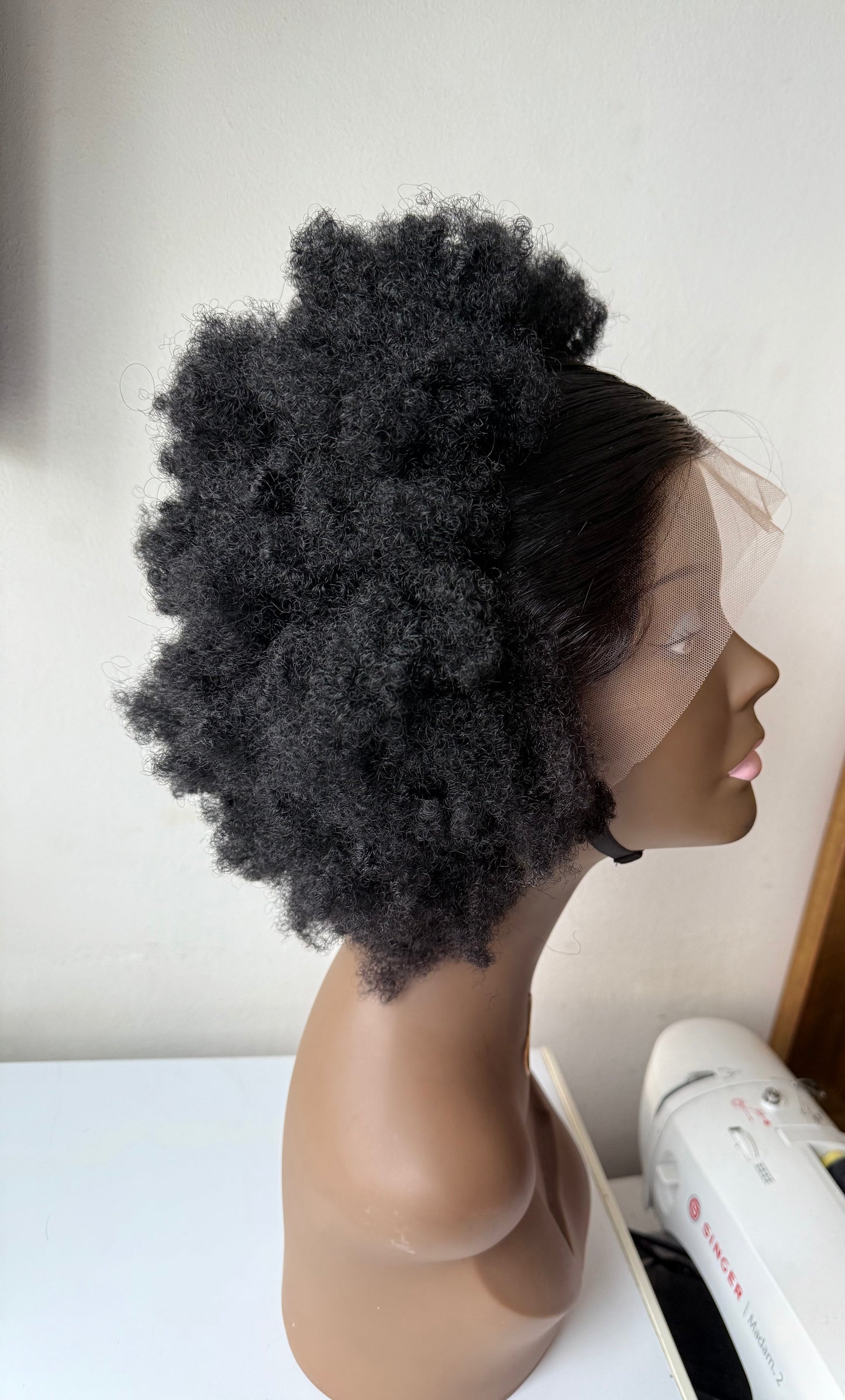 Perruque Brésilienne cheveux humain Afro crépus - d'origine de Salvador de BAHIA