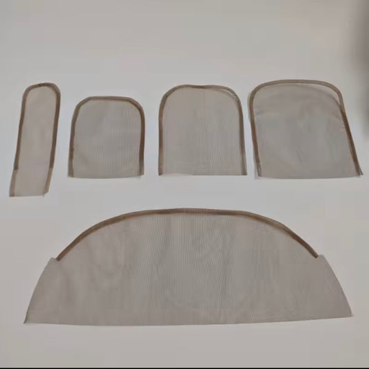 Tissu en tulle lace net pour confection des closures, topers, et laces frontales avec le crochet