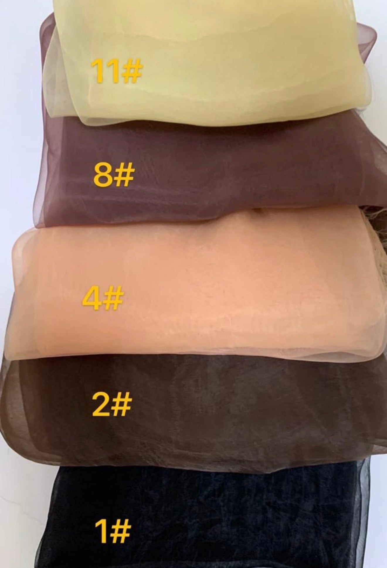 Tissus mono pour la fabrication de bases de prothèses capillaires