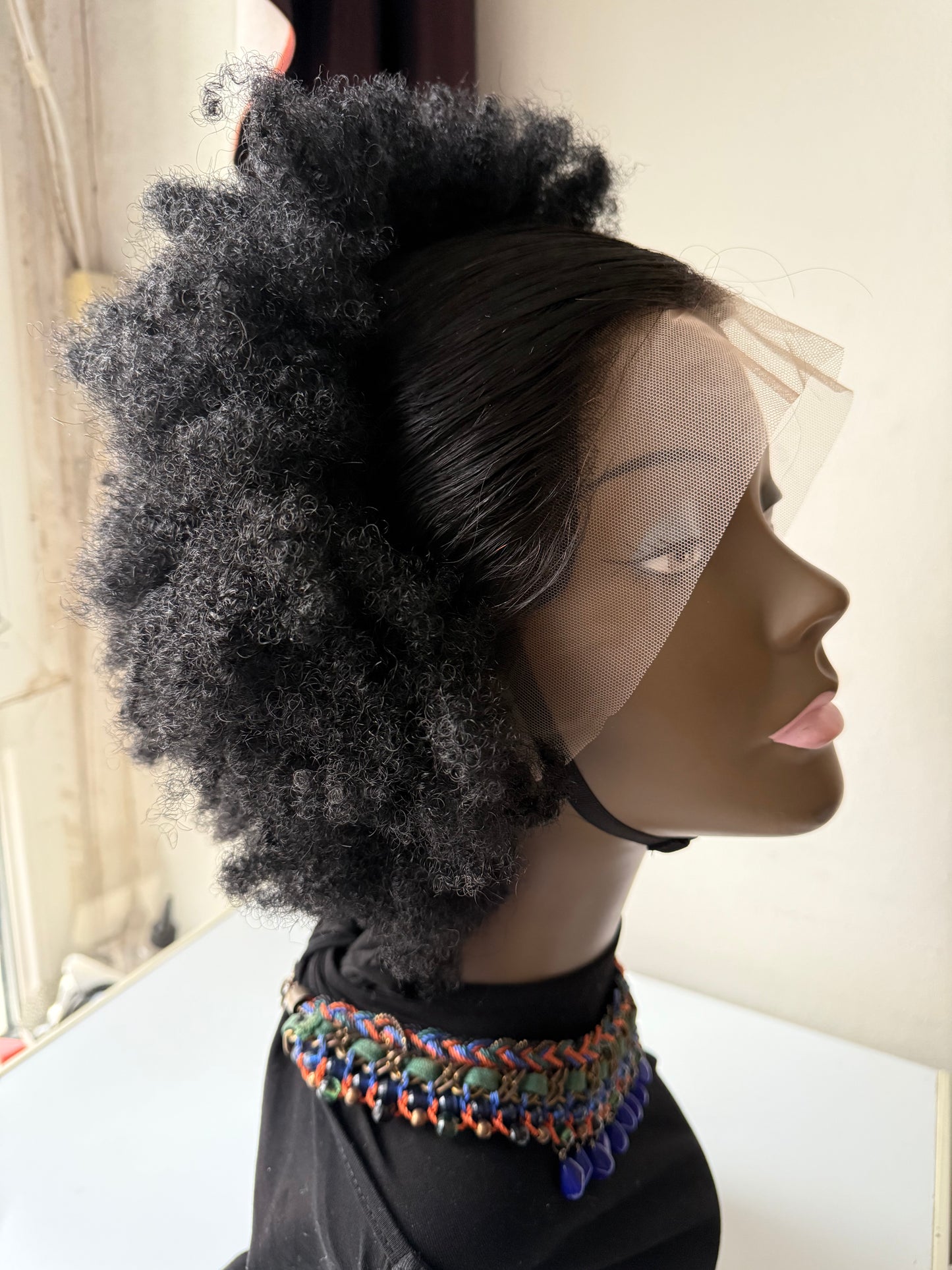 Perruque Brésilienne cheveux humain Afro crépus - d'origine de Salvador de BAHIA