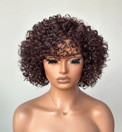 Perruque semi brésilienne Linda - bouclée coupe Pixie
