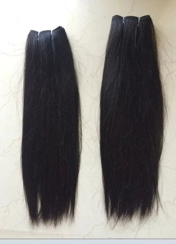Fine-grain smooth weave raw human hair - Of Amazonian origin