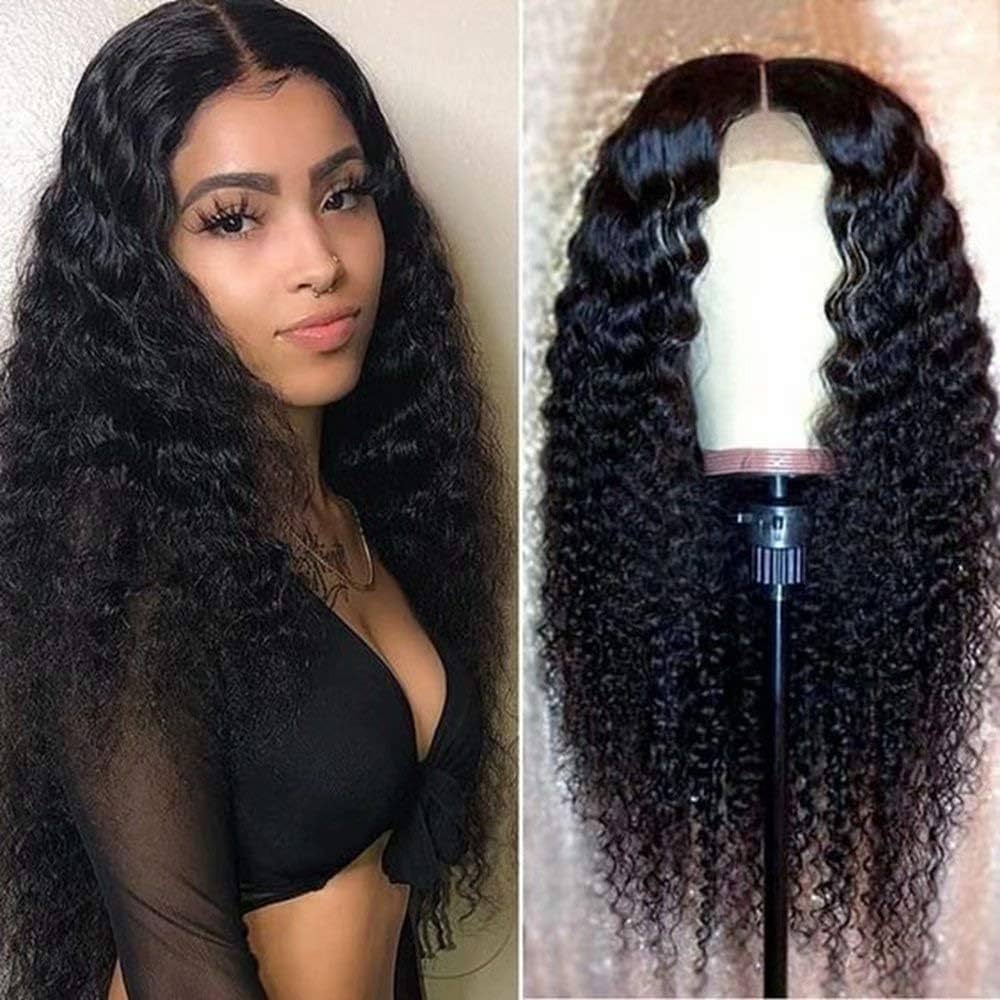 Perruque Front lace boucle brésilienne vrai cheveux naturels steam - Laeticia