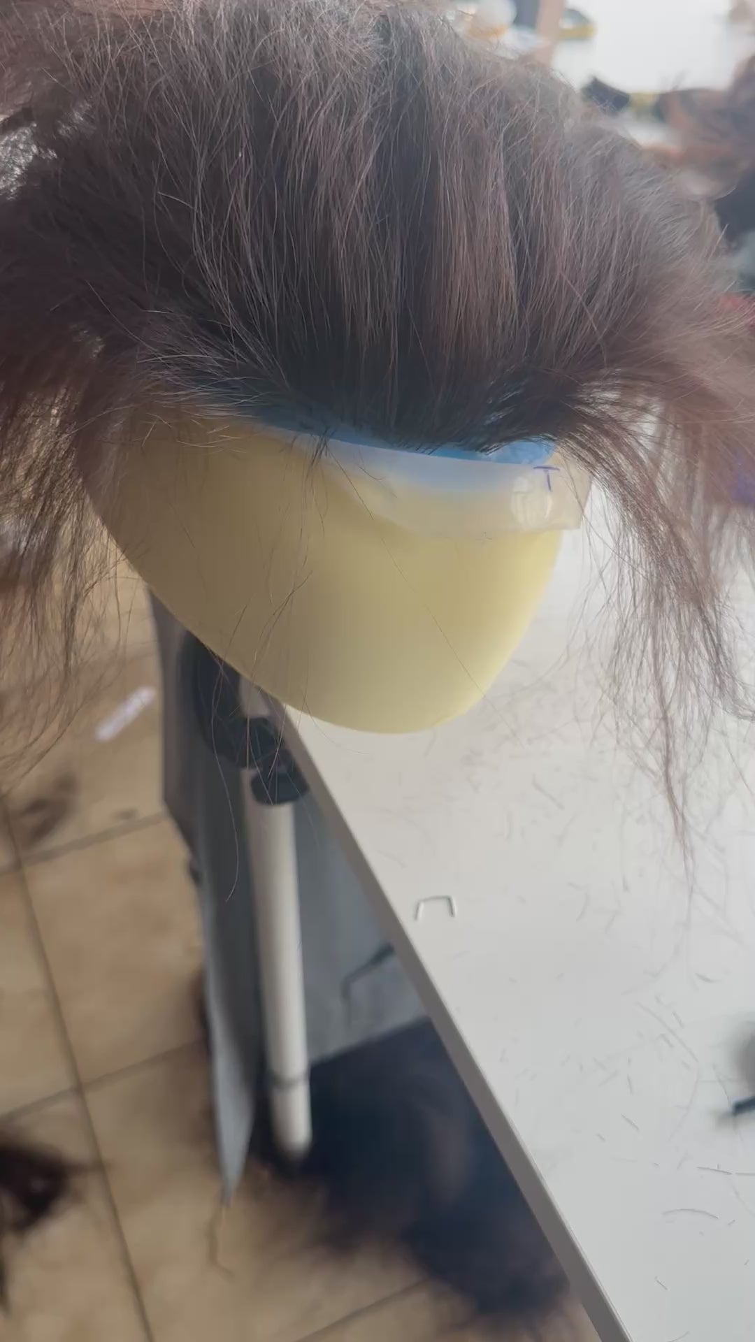 Demi-tête Mannequin pour prothèses capillaires