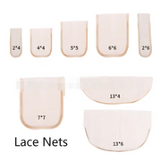 Tissu en tulle lace net pour confection des closures, topers, et laces frontales avec le crochet