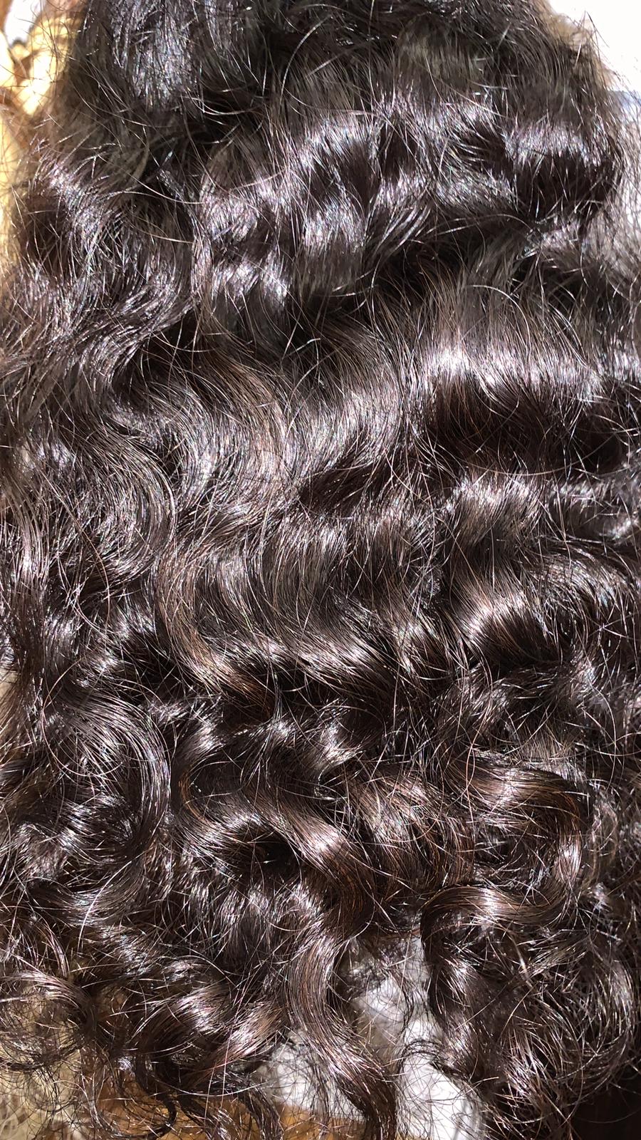 Tissage Brésilien grosse boucle naturelle cheveux humains - d'origine de Minas gerais