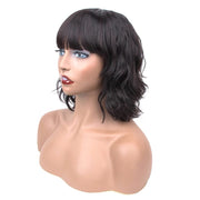 Perruque Leisa - Cheveux humains cabelos - pas cher! PROMO!