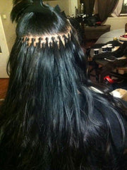 PROMO - Forfait 1 : Extension au fil technique brésilienne (120 grammes cheveux inclus)