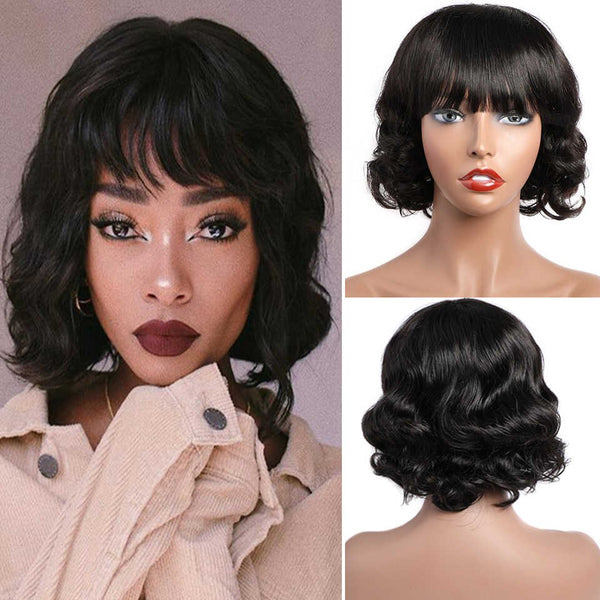 Perruque Leisa - Cheveux humains cabelos - pas cher! PROMO!