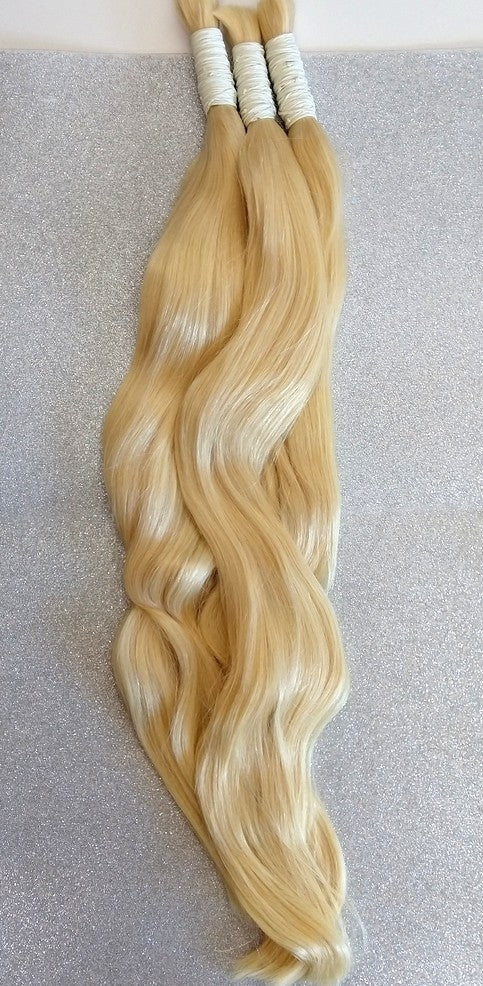 Mèches pour Extension au fil cheveux brésiliens ondulés - Blond doré